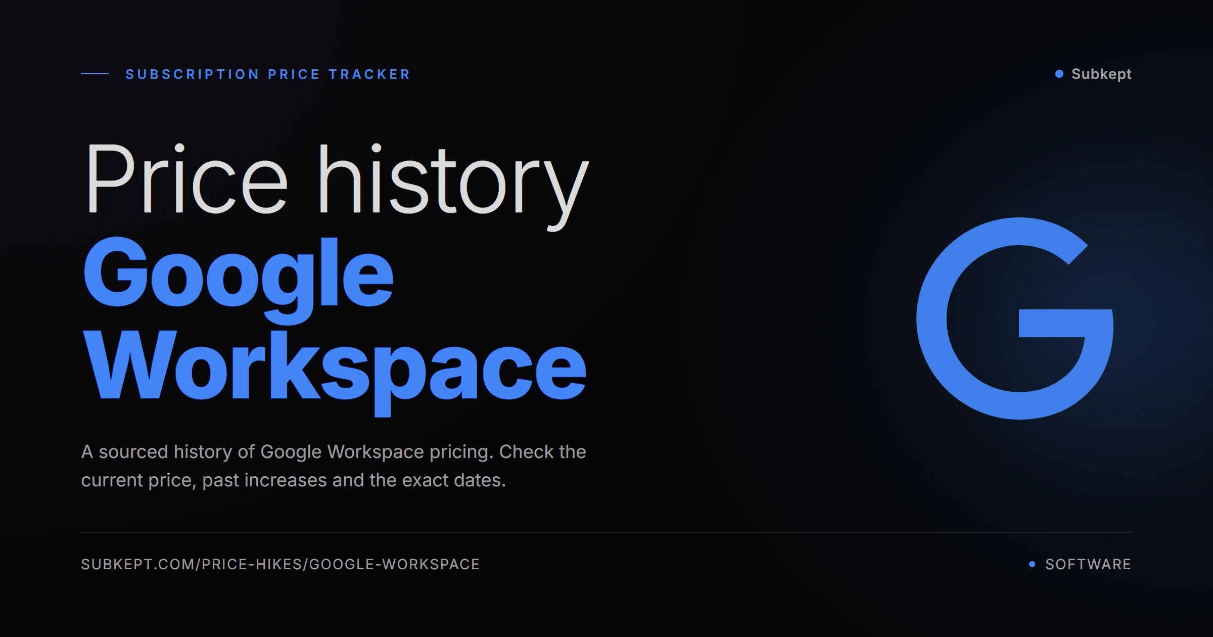 Google Workspace Price Hikes & Price History (2026)
