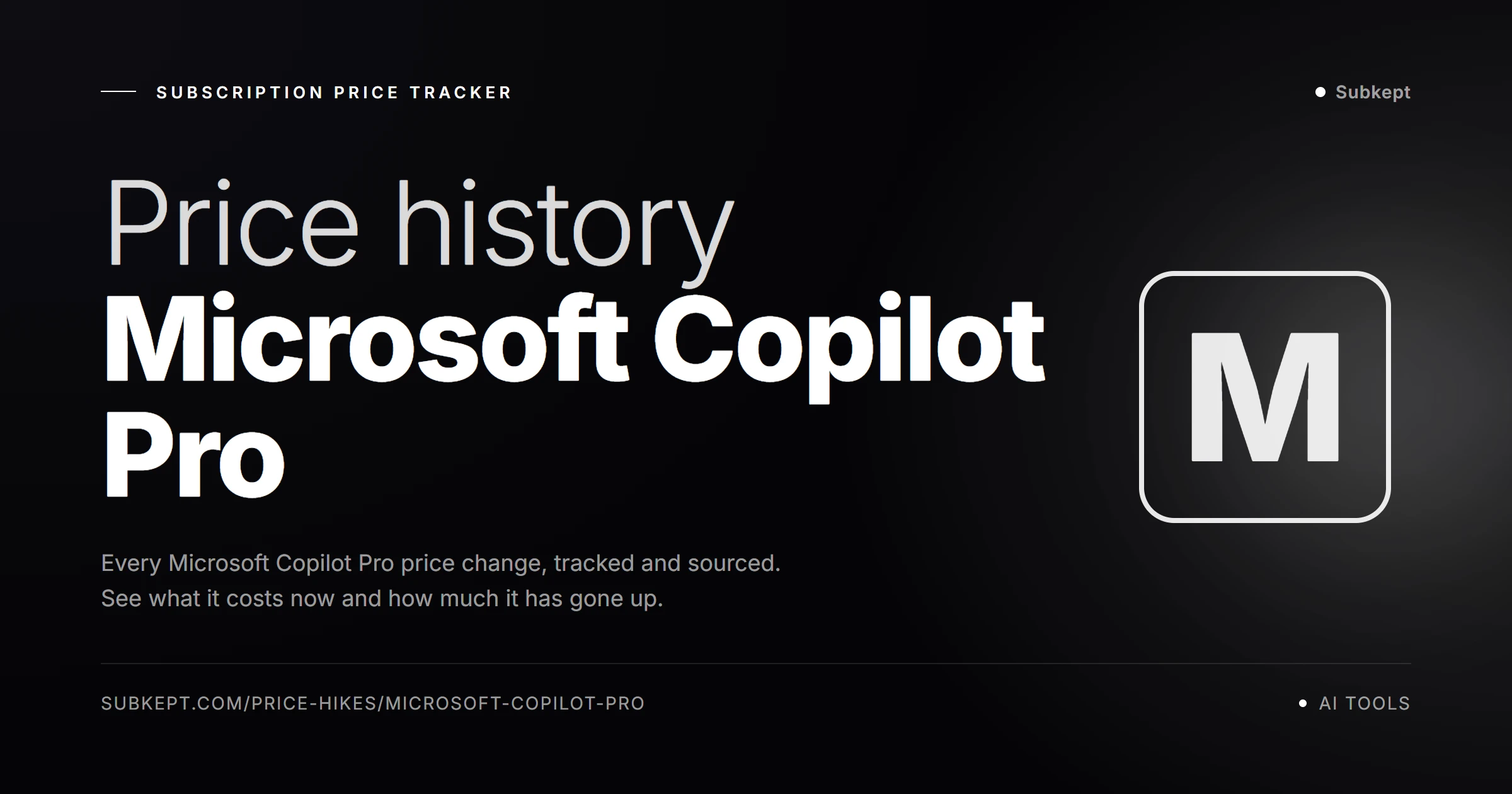 Microsoft Copilot Pro Aumentos de precios e historial de precios (2026)